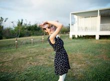 Women Girl Peter Pan Collar Cat Kitten Vest Sleeveless Dress Sundress IMY66