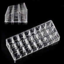 Clear Acrylic 24 Lipstick Tray Cosmetic Organizer Stand Display Holder IMY66
