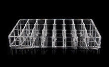 Clear Acrylic 24 Lipstick Tray Cosmetic Organizer Stand Display Holder IMY66