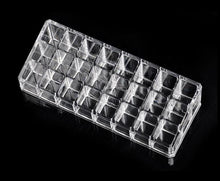 Clear Acrylic 24 Lipstick Tray Cosmetic Organizer Stand Display Holder IMY66