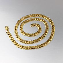 MEN Stainless Steel Gold Cuban Curb Link Chain Necklace sale IMY66