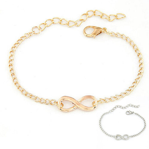 Women Men Handmade Charm 8 Shape Jewelry Infinity Bracelet Women Girls Bracelets IMY66