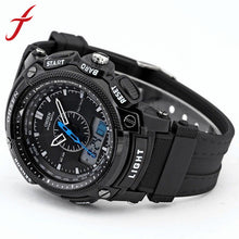 OHSEN Alarm Date Mens Military Rubber Strap LCD Digital LCD Wrist Watch Clock Hours Relogio masculinos IMY66