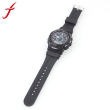 OHSEN Alarm Date Mens Military Rubber Strap LCD Digital LCD Wrist Watch Clock Hours Relogio masculinos IMY66