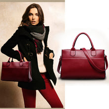 Resuli Women Leather Handbag Shoulder Bag Large Tote Satchel Free IMY66