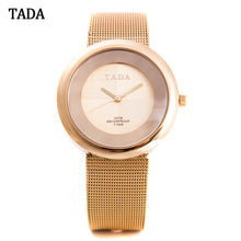 TADA Luxury Dress Watches For Women Full Mesh Stainless Steel Bracelet Japan Quarzt Watches Relogios Femininos Clock IMY66