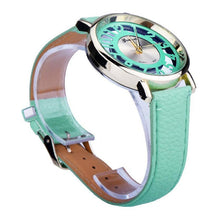 Classic Hollow Womens Analog Quartz Watch Luxury Girls Lady Leather Wristwatch Dress Watch SE4 IMY66