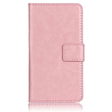 Flip Wallet Stand Case Crazy Horse Stripe Leather slot wallet Cover Case For LG Optimus L90 IMY66