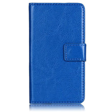 Flip Wallet Stand Case Crazy Horse Stripe Leather slot wallet Cover Case For LG Optimus L90 IMY66