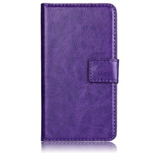 Flip Wallet Stand Case Crazy Horse Stripe Leather slot wallet Cover Case For LG Optimus L90 IMY66