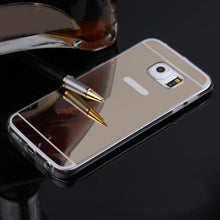 Luxury Mirror Slim Back Case For Samsung Galaxy S6 Edge Plus Protective Cover Phone Shell Skin S3 IMY66