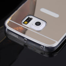 Luxury Mirror Slim Back Case For Samsung Galaxy S6 Edge Plus Protective Cover Phone Shell Skin S3 IMY66
