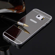 Luxury Mirror Slim Back Case For Samsung Galaxy S6 Edge Plus Protective Cover Phone Shell Skin S3 IMY66