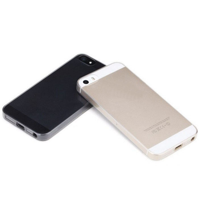 Ultra Thin Clear 0.2mm Rubber Silicone TPU Soft Back Cover Case For IPhone 5 5s IMY66