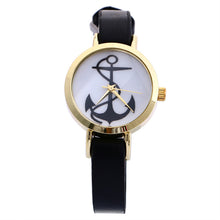 Vintage Relogios Femininos Women Pu Leather Band Rose Gold Plated Faux Analog Quartz WristWatch girls watch IMY66