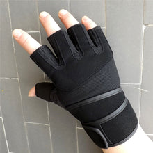 Men Fingerless Gloves Half Finger Breathable Motorcycle Non-Slip Training Rock Climbing Sports Protection Gloves Mittens IMY66