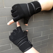 Men Fingerless Gloves Half Finger Breathable Motorcycle Non-Slip Training Rock Climbing Sports Protection Gloves Mittens IMY66