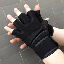 Men Fingerless Gloves Half Finger Breathable Motorcycle Non-Slip Training Rock Climbing Sports Protection Gloves Mittens IMY66