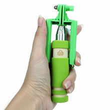 Wired Selfie Stick Handheld Monopod Built-in Shutter Extendable + Mount Holder For iPhone Samsung Any Phones Selfie Sticks IMY66