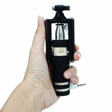 Wired Selfie Stick Handheld Monopod Built-in Shutter Extendable + Mount Holder For iPhone Samsung Any Phones Selfie Sticks IMY66