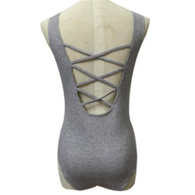 rompers womens jumpsuit Women Sexy Backless Sleeveless Bodycon Back Cross Solid Romper Slim Clubwear Bodysuit IMY66