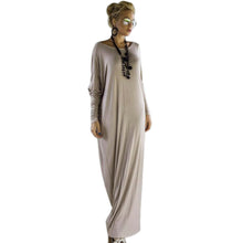 vestidos robe longue femme Plus Size Women Dress Sexy Dress Off Shoulder Long Sleeve Loose Wrap Party Long Maxi Dress IMY66